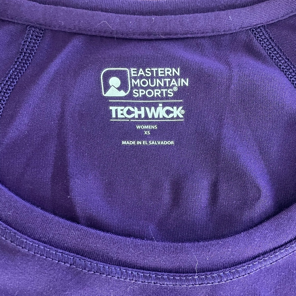 EMS techwick short sleeve - purple XS